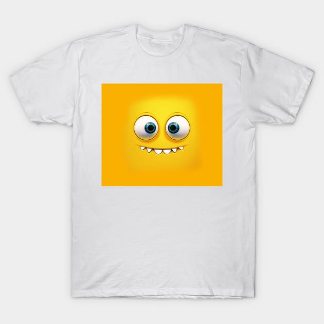 Smile with teeth T-Shirt by daghlashassan